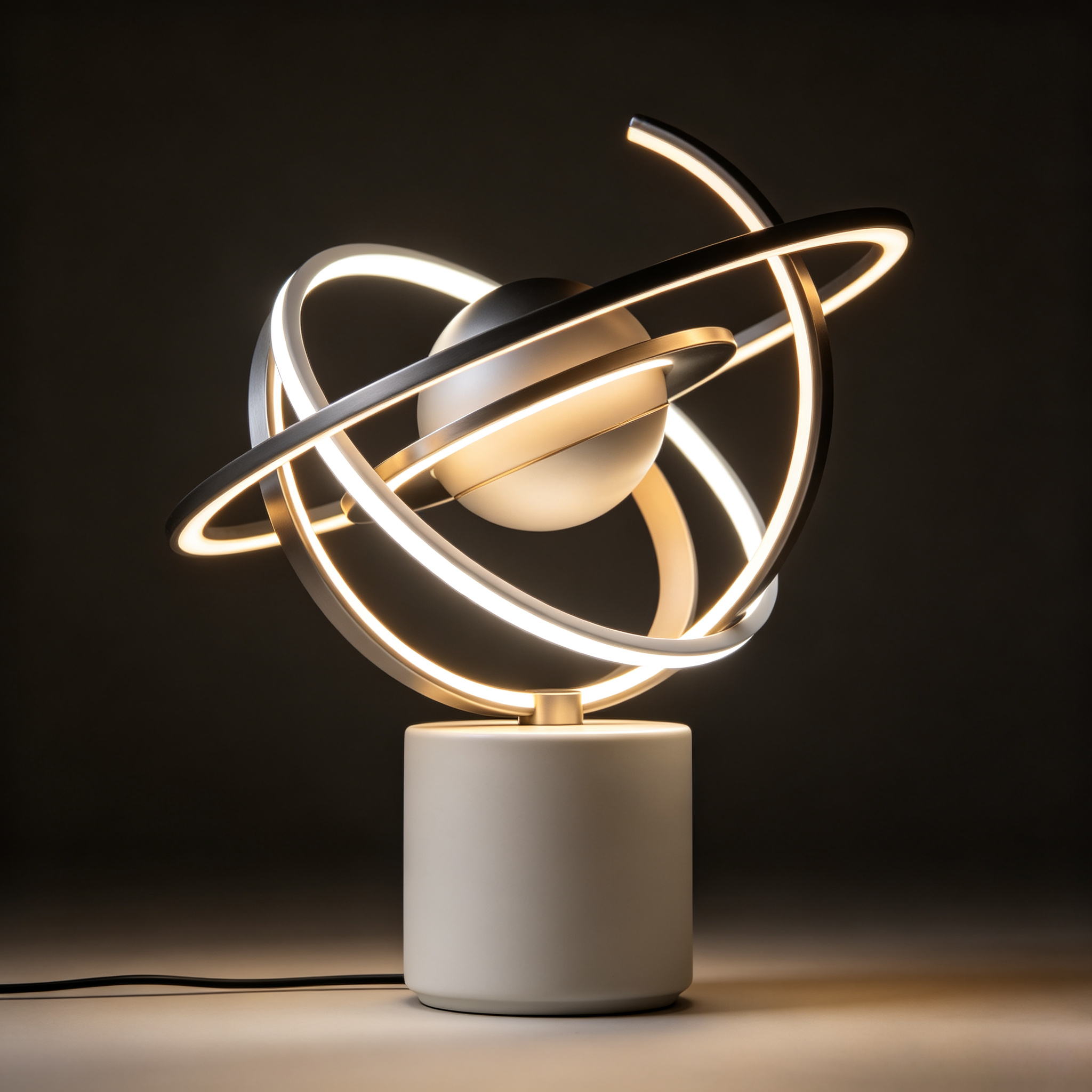 Modern Geometric Surround LED Ambient Light